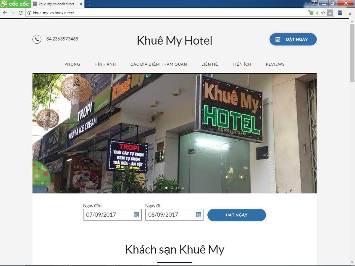 Khue My Hotel Da Nang Eksteriør billede